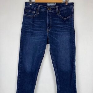 Member’s Mark Straight Fit Stretch Dark Blue Premium Denim Jeans, 32x30 EUC